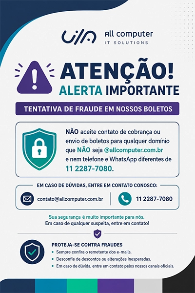 Comunicado All Computer - IT Solutions