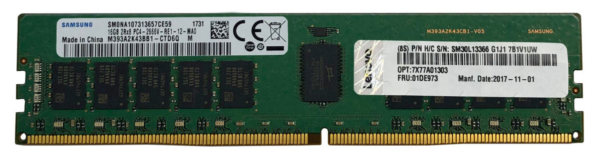 16GB 3200MHZ (2RX8 1.2V) ECCUDIMM
