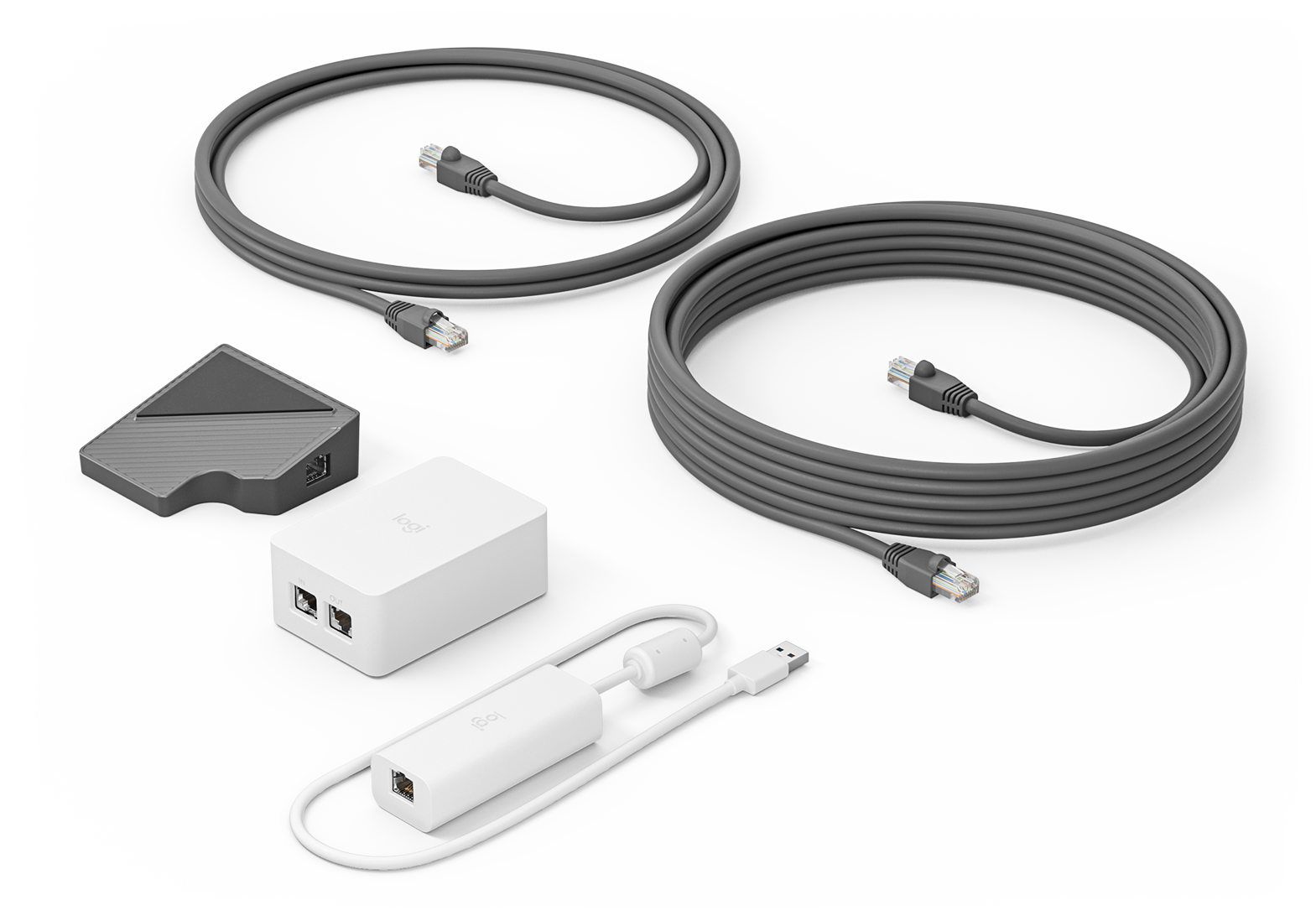 LOGI-VC-CAT5E KIT FOR TAP GRAPHITE