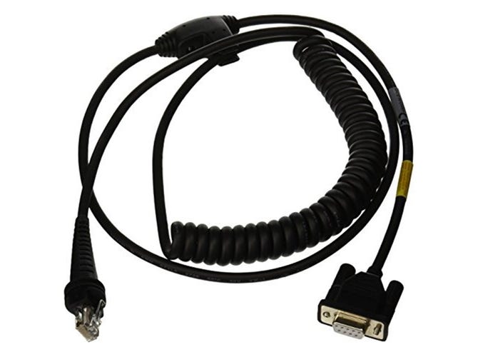 GENESIS RS232 CABLE 3M DB9 FE SHORT STRAIN RELIEF BLACK