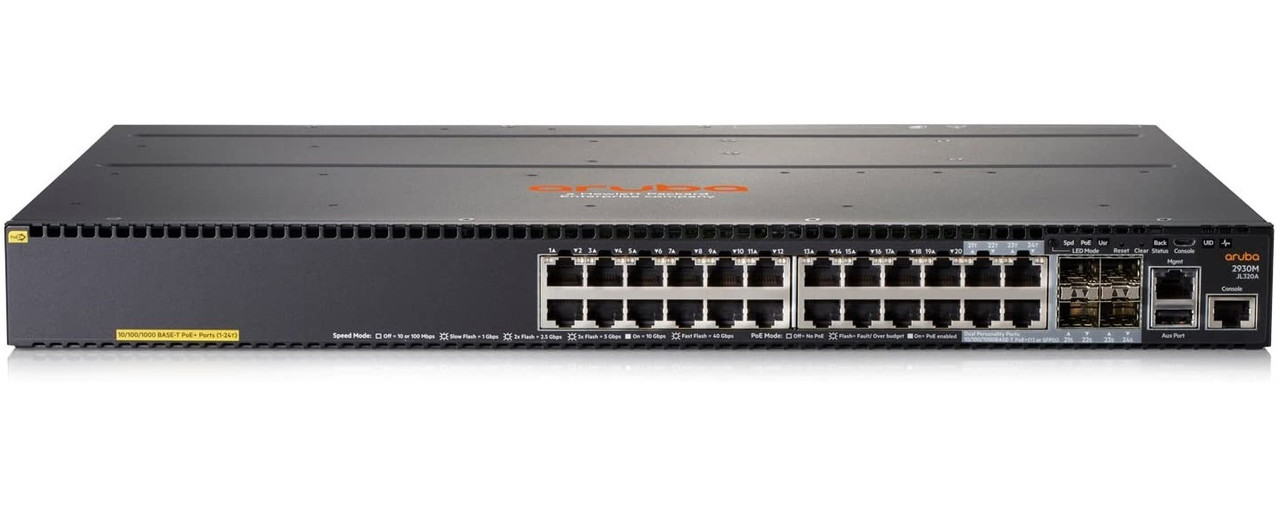 ARUBA 2930M 24G POE+ WITH 1-SLOT SWITCH