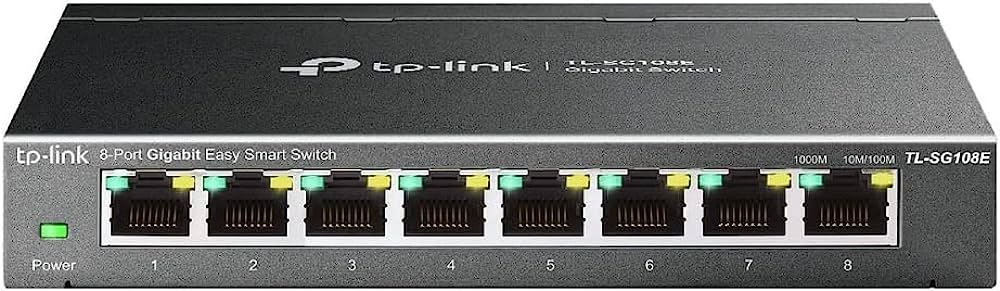 SWITCH EASY SMART GIGABIT DE 8 PORTAS