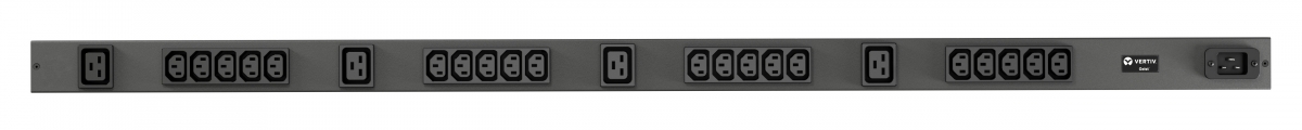 PDU BAS 16A 230V 20XIEC C13 (4)IEC C19 C20 BLACK POWDER COAT