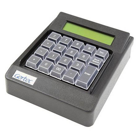 GERTEC MT-720 MICROTERMINAL ETHERNET 20 TECLAS DISPLAY PRETO (004.0883.2)