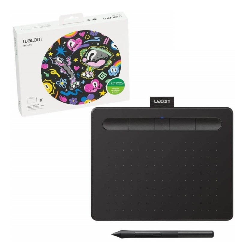 MESA DIGITALIZADORA WACOM BLUETOOTH SMALL BLACK (CTL4100WLK0)