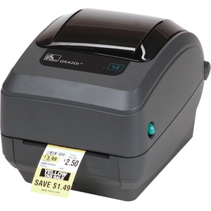 ZEBRA IMPRESSORA GK420T 203 DPI COM ZEBRANET INTERNO (GK42-1022A0-000)