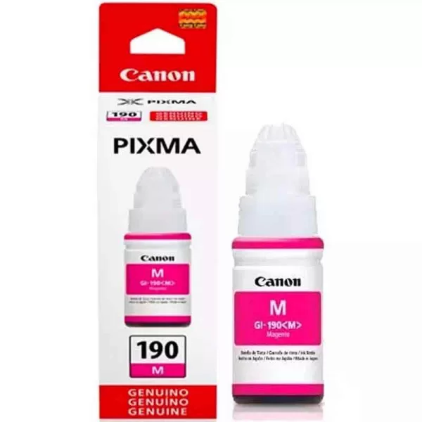 REFIL DE TINTA GI-190M -MAGENTA MODELOS G1100 G2100 G3100 E G3102 (0669C001AA)