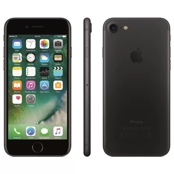 iPhone 7 Apple Preto Matte 32GB, Desbloqueado (MN8X2BR/A)
