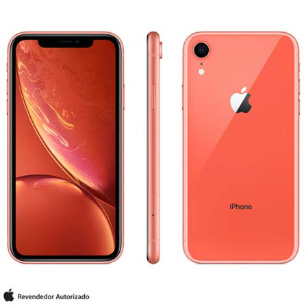 iPhone XR Apple Coral, 64GB Desbloqueado (MRY82BR/A)