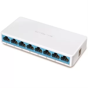 SWITCH DE MESA DE 8 PORTAS 10/100MBPS (MS108)