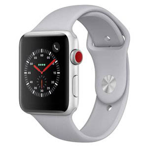 Apple Watch Series 3, Cellular + GPS, 42 mm, Alumínio Prata, Pulseira Esportiva Névoa (MTH12BZ/A)