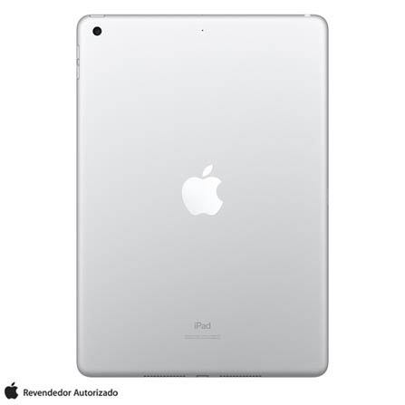 iPad 7ª Geração Prata com Tela de 10,2”, 4G, 128 GB e Processador A10 (MW6F2BZ/A)