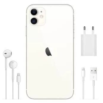 iPhone 11 Apple Branco, 256GB Desbloqueado (MWM82BZ/A)