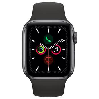 Apple Watch Series 5 Cellular + GPS, 40 mm, Alumínio Cinza Espacial, Pulseira Esportiva Preto e Fecho Clássico (MWX32BZ/A)