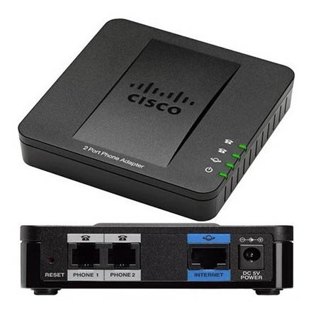 2 PORT PHONE ADAPTER (SPA112-BR)