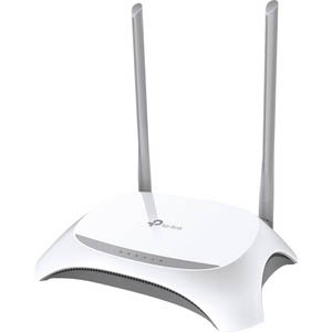 ROTEADOR 3G/4G 300 MBPS 2 4 GHZ 3DBI 5 ANOS GARANTIA (TL-MR3420)