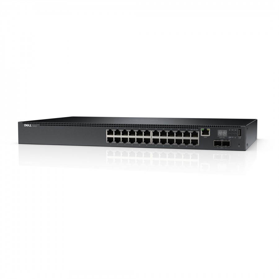 SWITCH DELL N2024 24 PORTAS 10/100/1000 +2SFP L2 (210-ABNV)