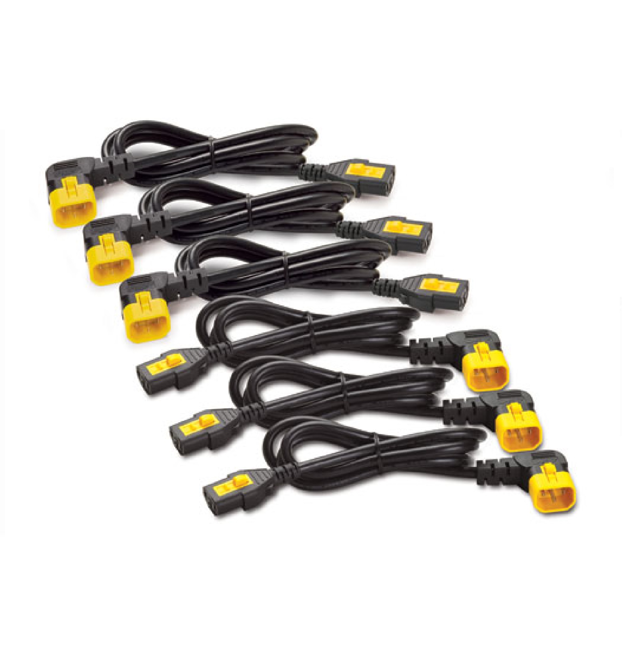 KIT (6) CABOS DE ENERGIA 10A 100V-230V IEC C13 PARA IEC C14 1.8M (AP8706S-WW)