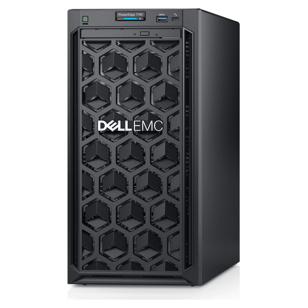 SERVIDOR DELL POWEREDGE T140 XEON E-2224 2X8GB 2X HDD 1TB DVD-R (210-AQSS-BLJN)