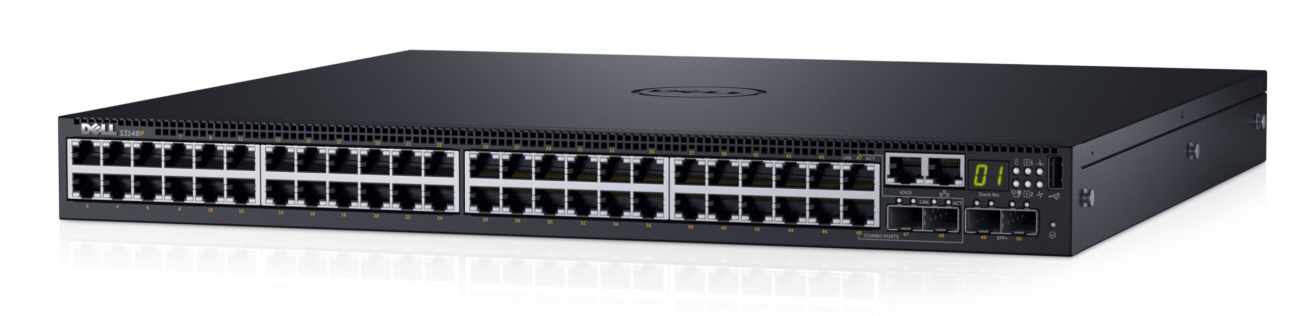 SWITCH DELL S3148P 48 PORTAS 1GB POE BASE (210-AIMP)