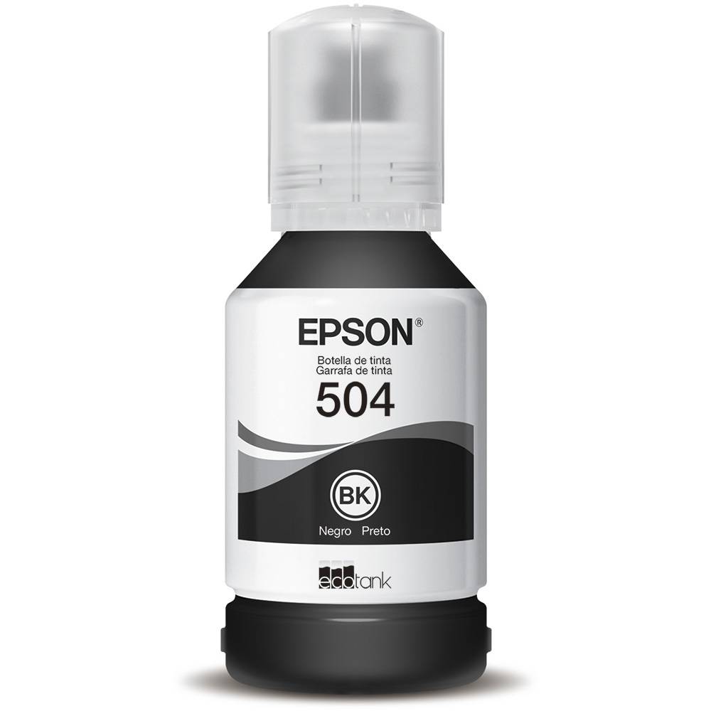 REFIL TINTA EPSON T504 PRETO PARA L4150/L4160/L6171 (T504120-AL)