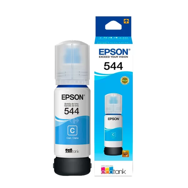 GARRAFA DE TINTA EPSON T544 CIANO (T544220-AL)