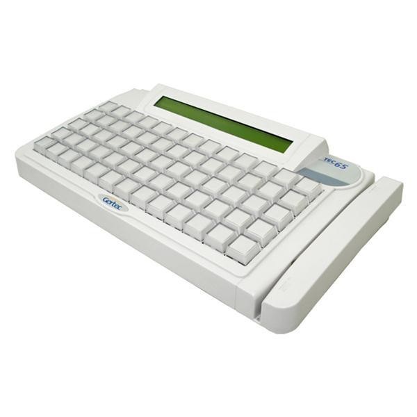 GERTEC TEC65 TECL PROGRAMAVEL 65 TECLAS DISPLAY PS2 CINZA (004.0646.8)