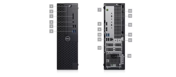 DESK DELL OPT 3060 SFF I5-8400 WIN 10 PRO 8GB 1TB DVDRW 1 ONSITE (210-AOOS-I5-8GB)