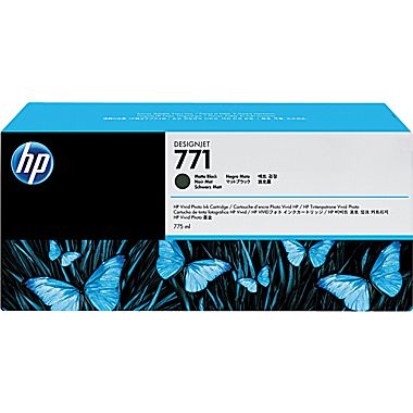 CARTUCHO PLOTTER HP 771A PRETO FOSCO 775 ML UK (B6Y15A)