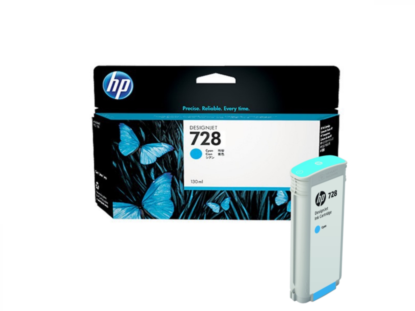 CARTUCHO PLOTTER HP 728 CIANO 130 ML UK (F9J67A)