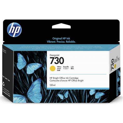 CARTUCHO PLOTTER HP 730 AMARELO 130 ML UK (P2V64A)