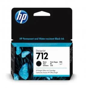 CARTUCHO PLOTTER HP 712 PRETO 38 ML UK (3ED70A)