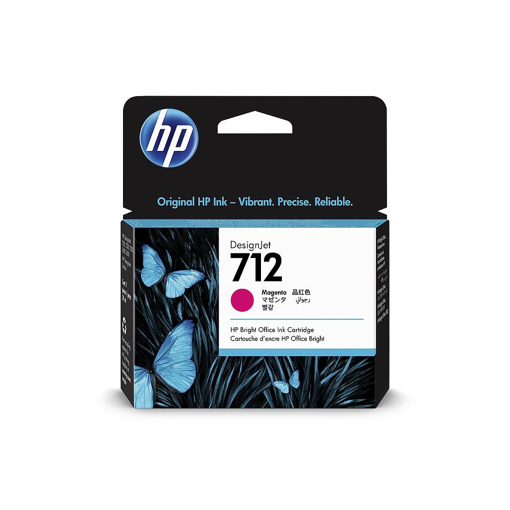 CARTUCHO PLOTTER HP 712 MAGENTA 29 ML UK (3ED68A)