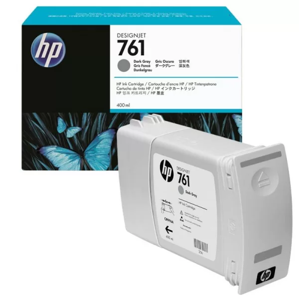 CARTUCHO PLOTTER HP 761 CINZA ESCURO 400 ML UK (CM996A)