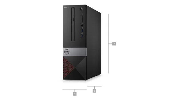 DESK DELL VOSTRO 3470 SFF I3- 9100 WIN 10 PRO 4GB 1TB 1 ON-SITE (210-APQE-I39-WIN)