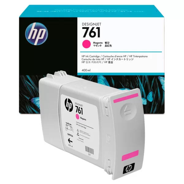 CARTUCHO PLOTTER HP 761 MAGENTA 400 ML UK (CM993A)