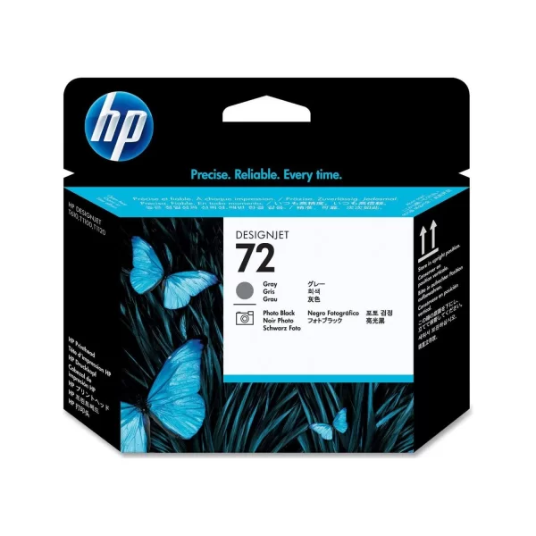 CABECOTE PLOTTER HP 72 PRETO FOTOGRÁFICO E CINZA UK (C9380A)
