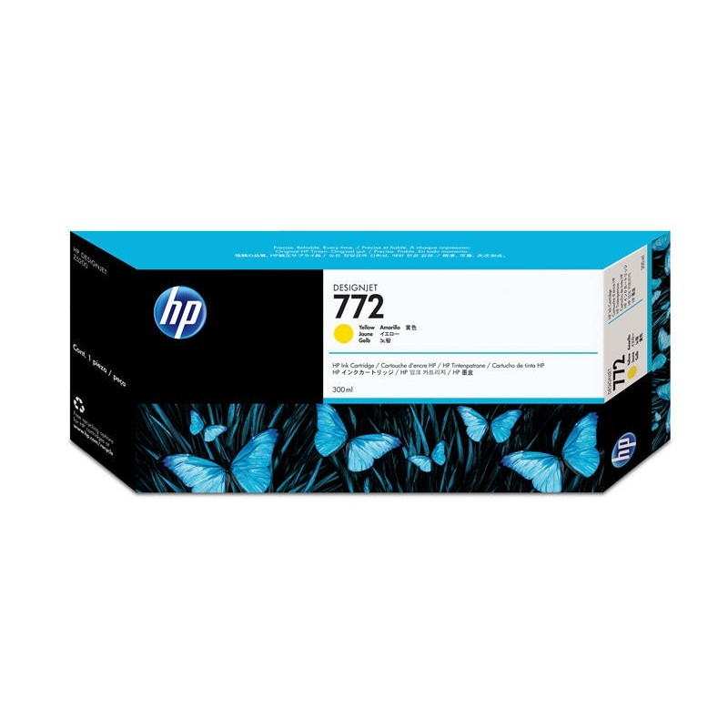 CARTUCHO PLOTTER HP 772 AMARELO 300 ML UK (CN630A)