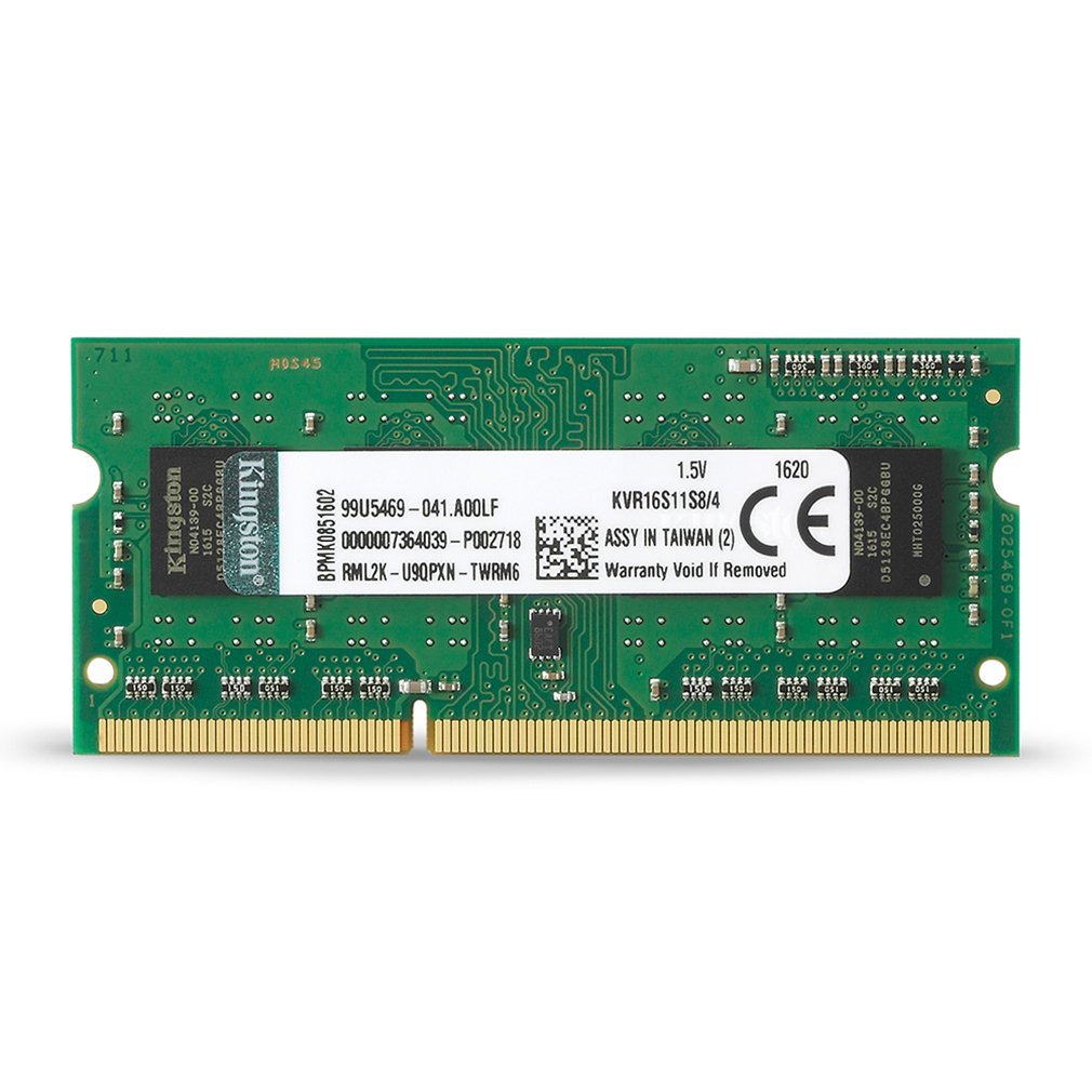 MEMORIA KINGSTON 4GB 1600MHZ NOTEBOOK DDR3 CL11 (KVR16S11S8/4)