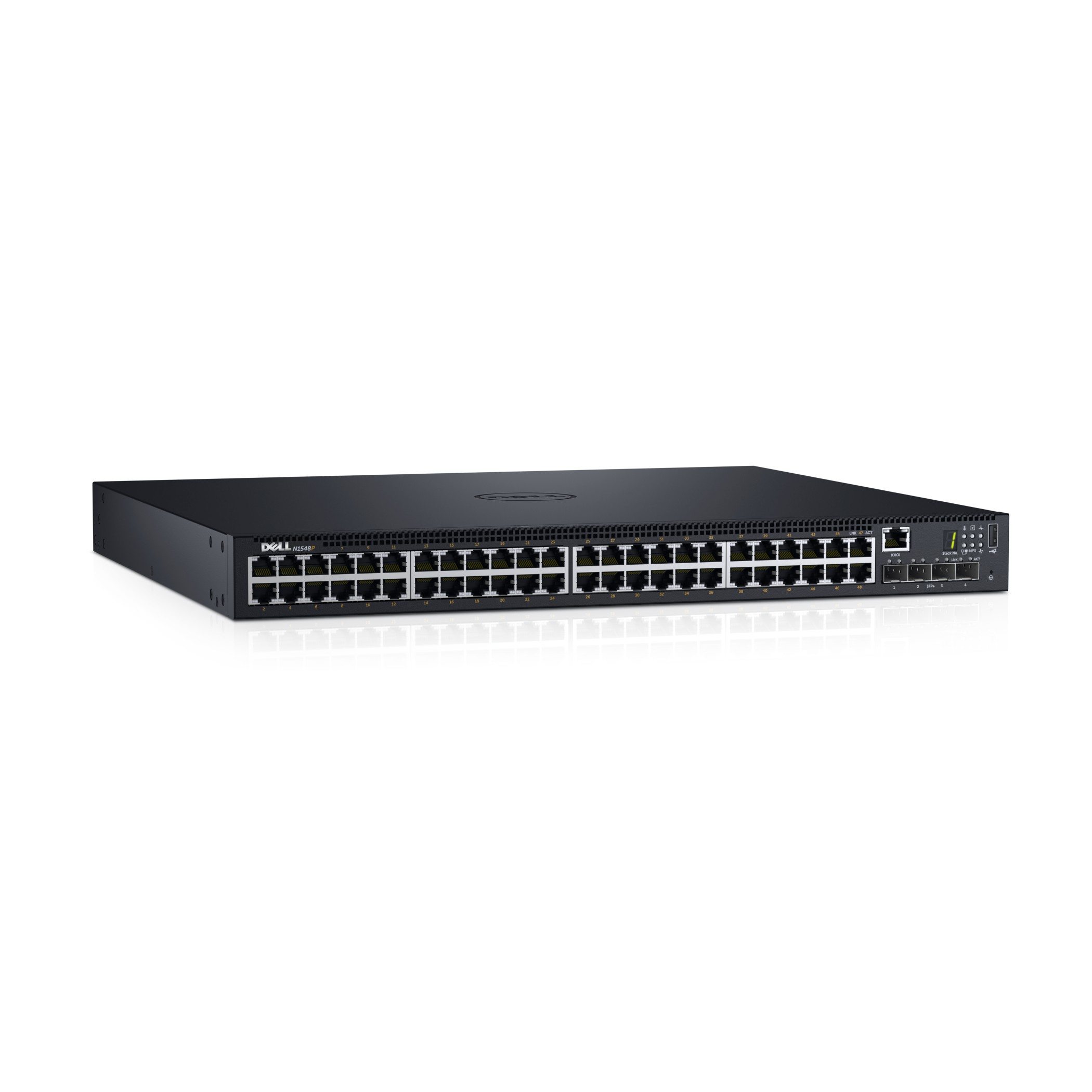SWITCH DELL N1548P POE+ 48 PORTAS 10/100/1000 + 4SFP (210-ASNB)