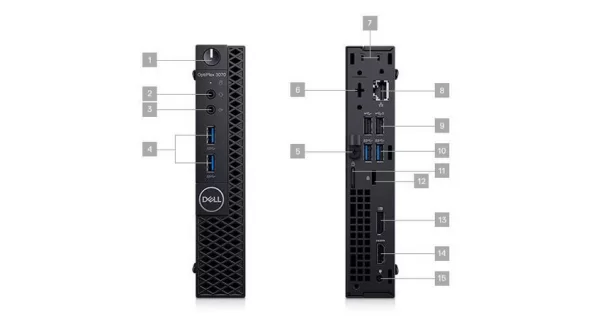 DESK DELL OPT 3070M I5-9500T MICRO WIN 10 PRO 4GB 500GB 1 ONSITE (210-ATBX-I5-4GB)