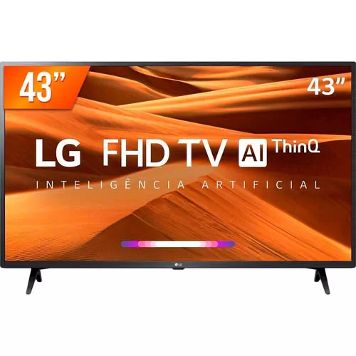 SMART TV LG 43 43LM631C FULL HD AI THINQ 1920X1080 VESA 200X200 (43LM631C)