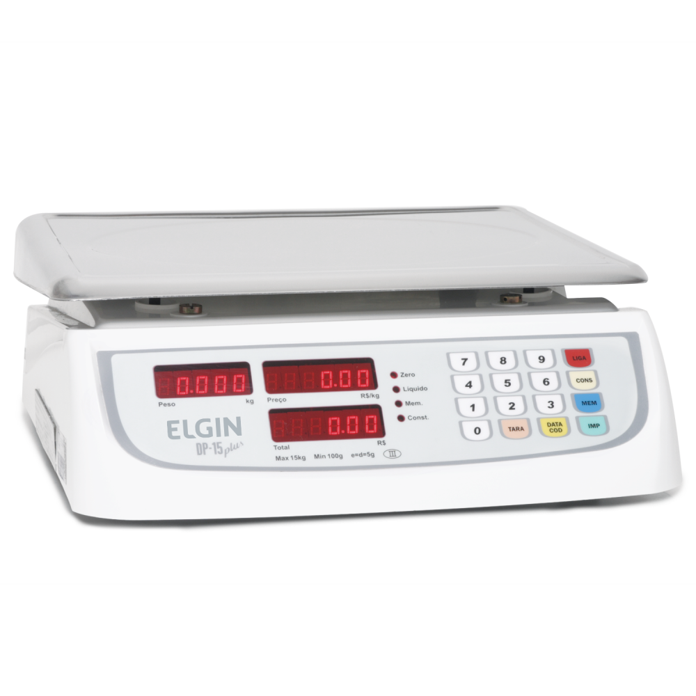 BALANCA DP15 PLUS PRT 15KG/5G C/BAT DCR18/162130 (46BALEC15BP3)