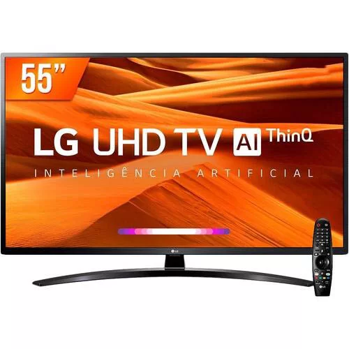 SMART TV LG 4K 55 55UM761C ULTR HD AI THINQ 3840X2160 VESA 300X300 (55UM761C)