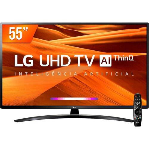 SMART TV LG 4K 55 55UM761C ULTR HD AI THINQ 3840X2160 VESA 300X300 (55UM761C)