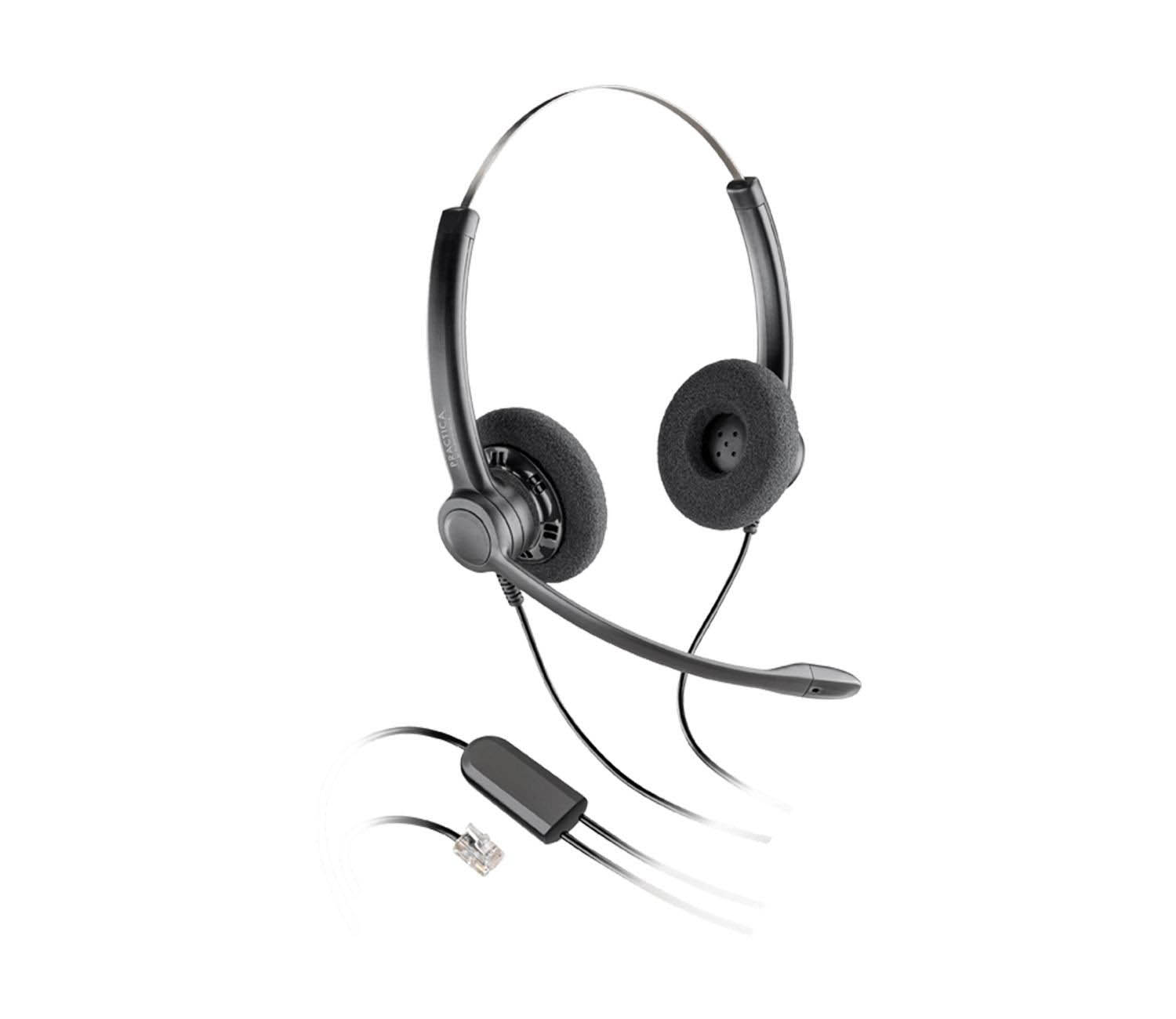 HEADSET DUPLO PRATICA SP12 CONEXAO AO TELEFONE ANALOGICO (79183-04)