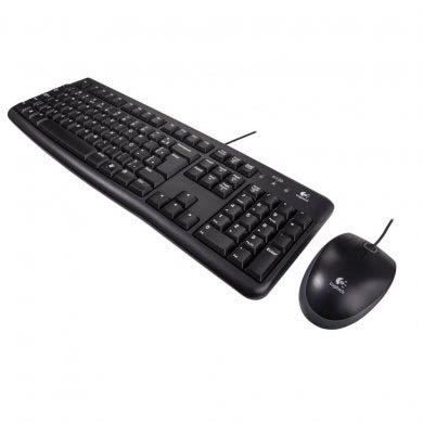 KIT LOGITECH MK120 COM FIO USB PRETO (920-004429)