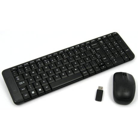 COMBO TECLADO E MOUSE SEM FIO LOGITECH MK220 (920-004431)