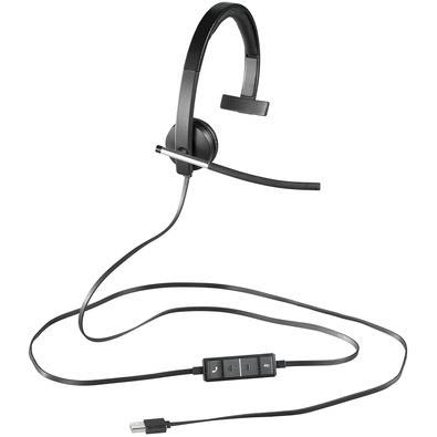 HEADSET LOGITECH M H650E USB - PRETO (981-000513)